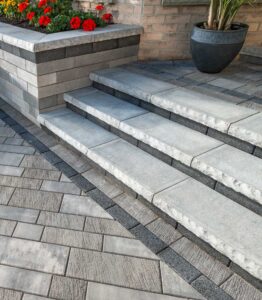 stone paver steps